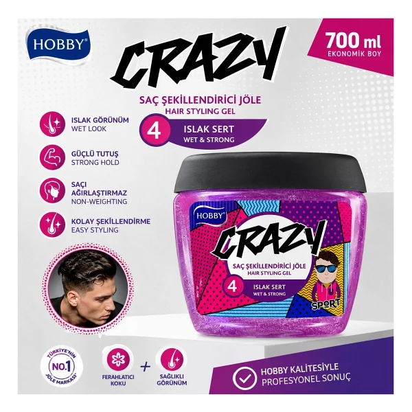 Hobby Crazy Jöle Islak Sert 700 Ml - Görsel 3