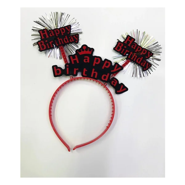 Happy Birthday Neon Renk Doğum Günü Tacı 12 Adet - Görsel 8