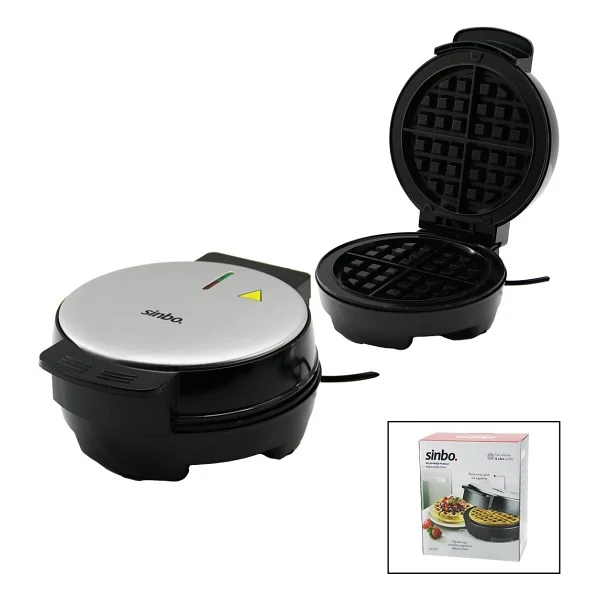 Sinbo Belçika Waffle Makinesi - 4 Waffle Kapasiteli - Yapışmaz Plaka - Görsel 3
