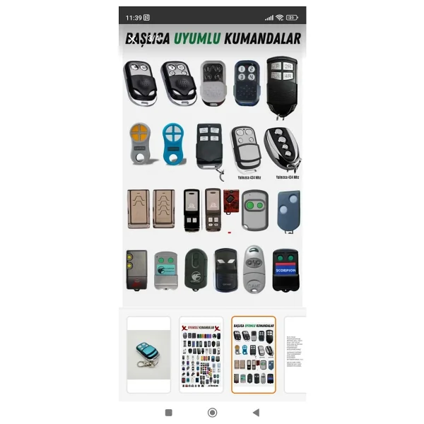 Lucciola Wicom Uk-44 Akıllı Kodlanabilir Kumanda (Otomatik Kapı Motoru,Kepenk,Bariyer,Panjur) - Görsel 2