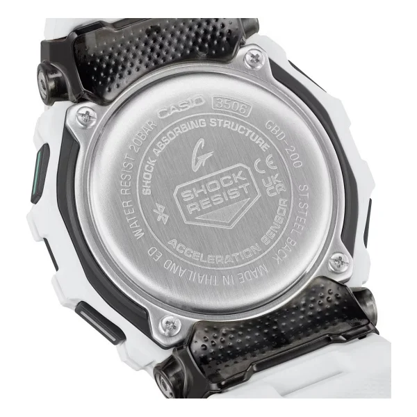 Casio G-Shock G-Squad Gbd-200-7dr Beyaz Erkek Kol Saati - Görsel 3