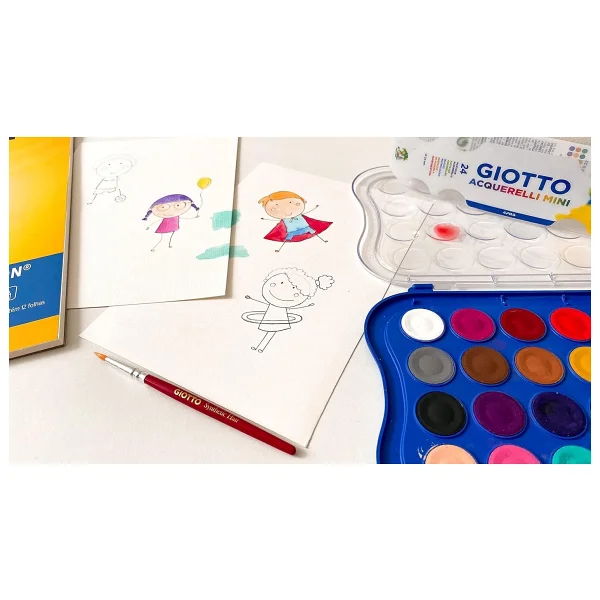 Giotto Aquarelli Mini 23 Mm 36'lı Sulu Boya - Görsel 3
