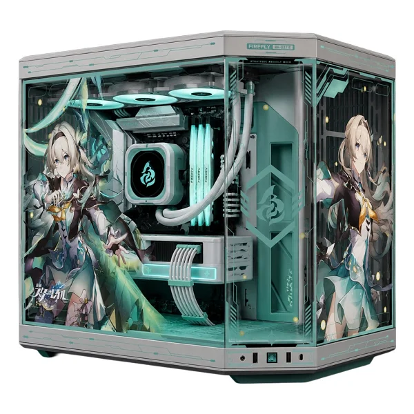 Hyte Y70 Firefly Edition Cs-Hyte-Y70-Fırefly-Jp Fansız E-Atx Oyuncu Kasası - Görsel 2