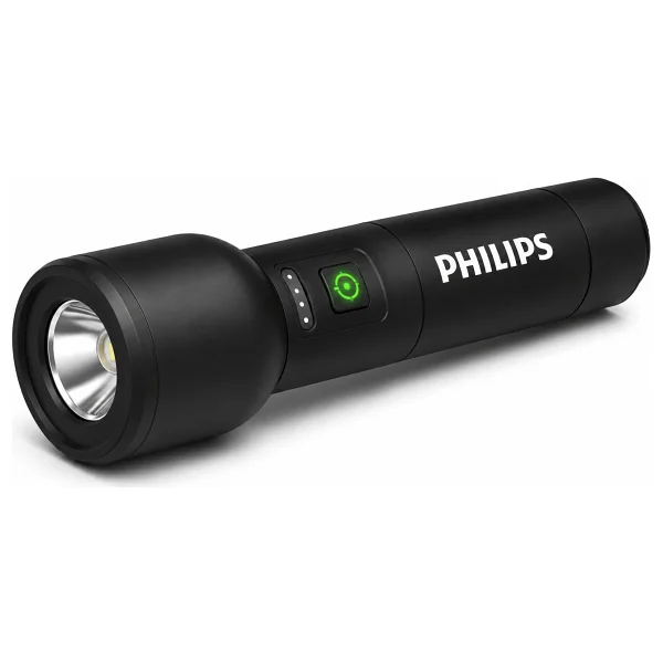 Philips Sfl7010r/62 Şarjlı LED El Feneri 1000 Lümen 700 Metre Işın Mesafesi 3000mah Powerbank Özellikli Ipx4 Suya Dayanıklı - Görsel 2