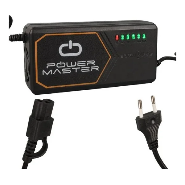 Powermaster Pm-31801 60 Volt - 20 Amper Iec C15 Dişi Uçlu Kapasite Göstergeli Elektrikli Bisiklet Şarj Akü Cihazı (Adj160-01) - Görsel 4