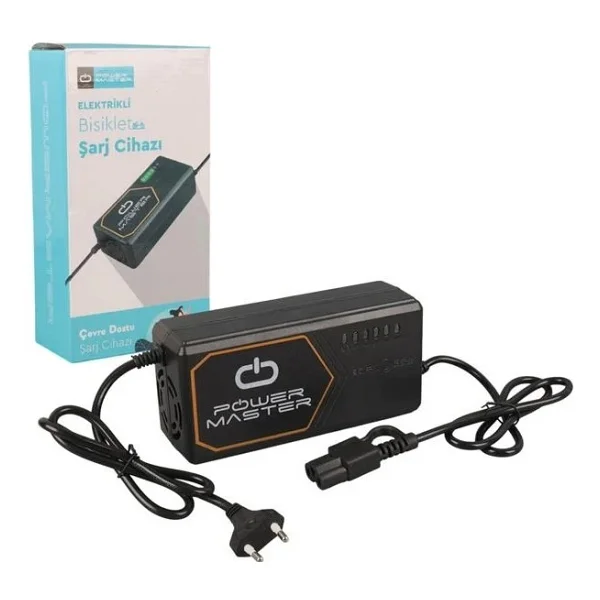 Powermaster Pm-31801 60 Volt - 20 Amper Iec C15 Dişi Uçlu Kapasite Göstergeli Elektrikli Bisiklet Şarj Akü Cihazı (Adj160-01) - Görsel 3