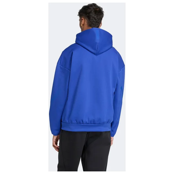 Adidas Z.N.E. Kapüşonlu Ka0694 Mavi Erkek Eşofman Üstü - Görsel 2