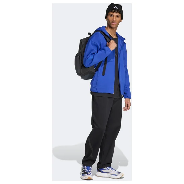Adidas Z.N.E. Kapüşonlu Ka0694 Mavi Erkek Eşofman Üstü - Görsel 3