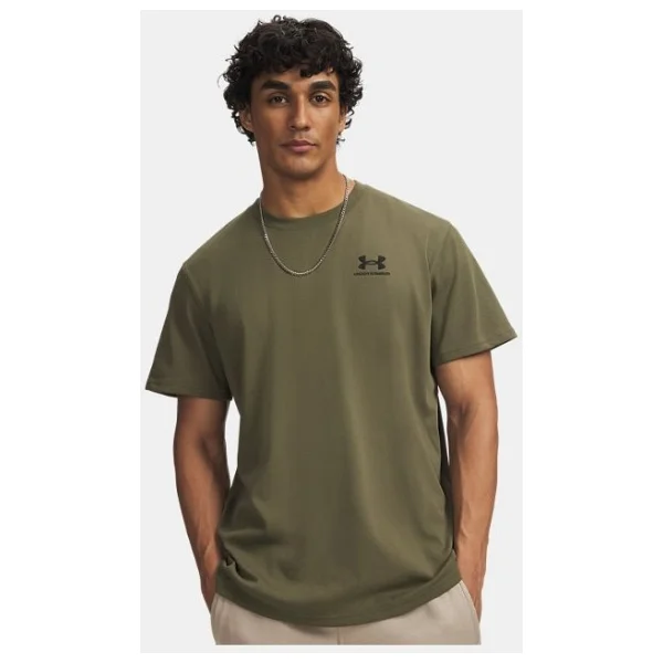 Under Armour Heavyweight 1373997-411 Lacivert Kısa Kollu Bisiklet Yaka Erkek Tişört - Görsel 6