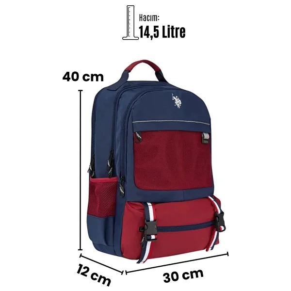 U.S. Polo Assn 25077-25078-25079 Okul Çantası - Görsel 7