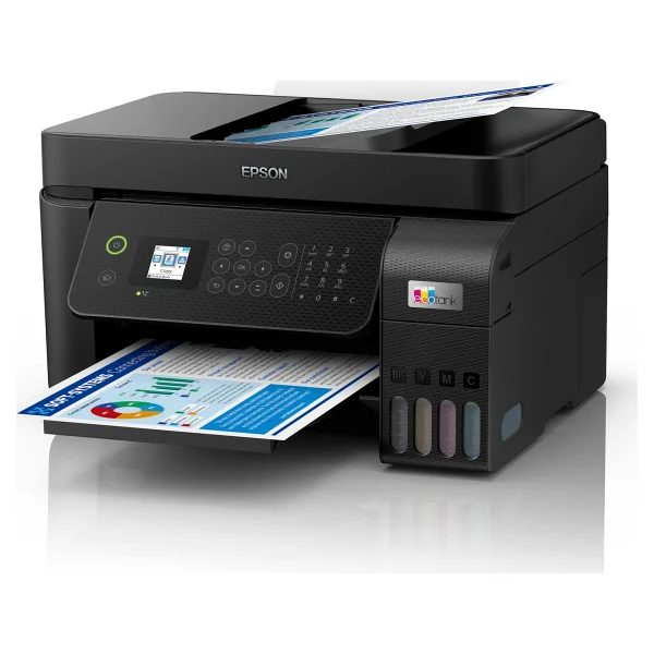 Epson Ecotank L5290 Mfp Wi-Fi + Tarayıcı + Fotokopi + Faks Renkli Çok Fonksiyonlu Tanklı Mürekkep Püskürtmeli Yazıcı - Görsel 7