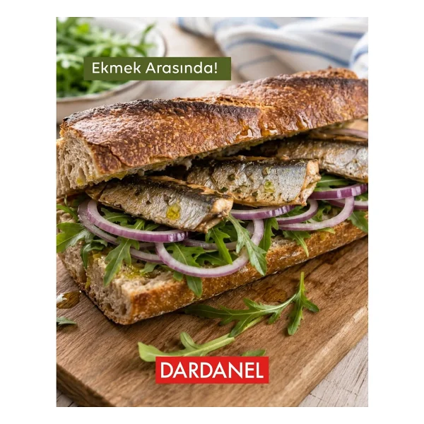 Dardanel Zeytinyağlı Çanakkale Sardalya 125 Gr X 3 Adet - Görsel 3