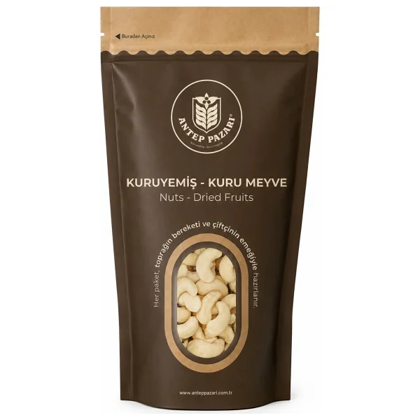 Antep Pazarı Kaju Çiğ - 500gr - Görsel 2