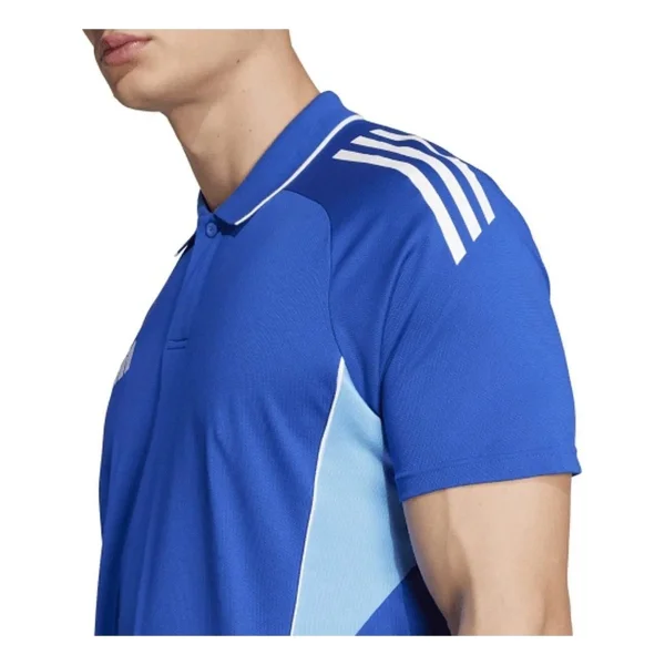 Adidas Tiro 25 Competition Jy1803 Mavi Kısa Kollu Polo Yaka Erkek Spor Tişört - Görsel 7