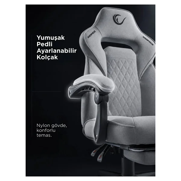 Rampage Kl-R12 Lumos Kumaş Oyuncu Koltuğu - Görsel 9