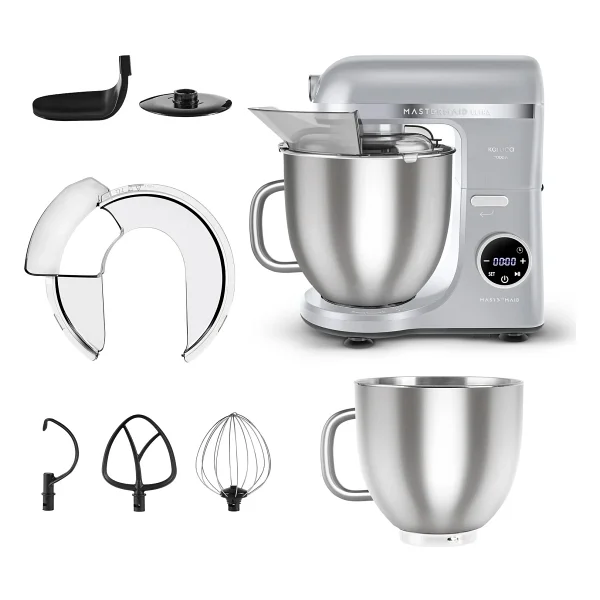 Karaca Mastermaid Chef Ultra D 2000 W Silver 7 lt Hamur Yoğurma Makinesi - Görsel 5