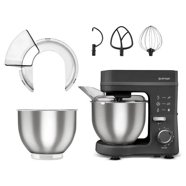 Emsan Maestrochef Stella 1500 W 5 Lt Hamur Yoğurma Makinesi - Görsel 6
