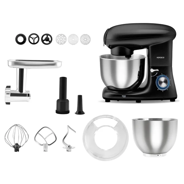 Karaca Multichef Shiny Black 5.5 Lt 1900 W Stand Mikser - Görsel 2