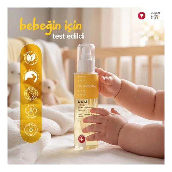Mamaaura Bebek Bakım Yağı 150 Ml - Görsel 4