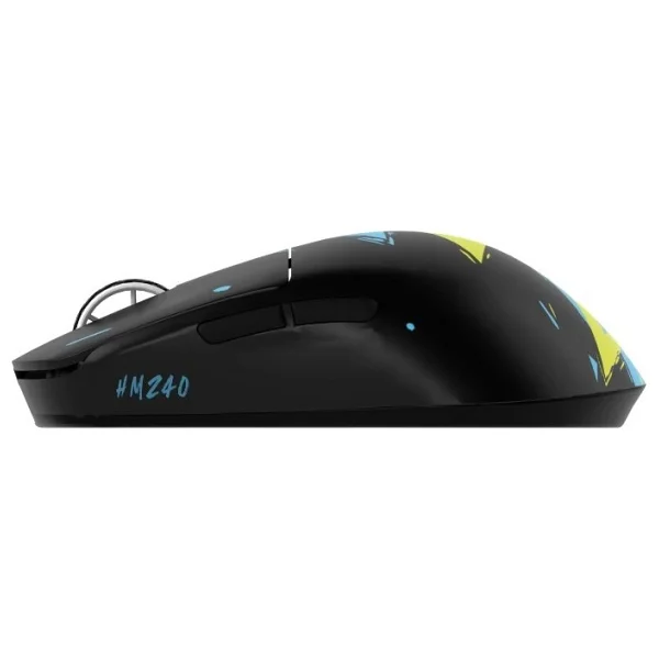 Hawk Hm240 8K Hz 26000 Dpı Pixart 3395 Tri-Mode Kablosuz/Bluetooth Siyah Gaming Mouse - Görsel 5