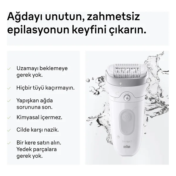 Braun Silk Epill 7 7-041 Islak Kuru Epilasyon Aleti - Görsel 5