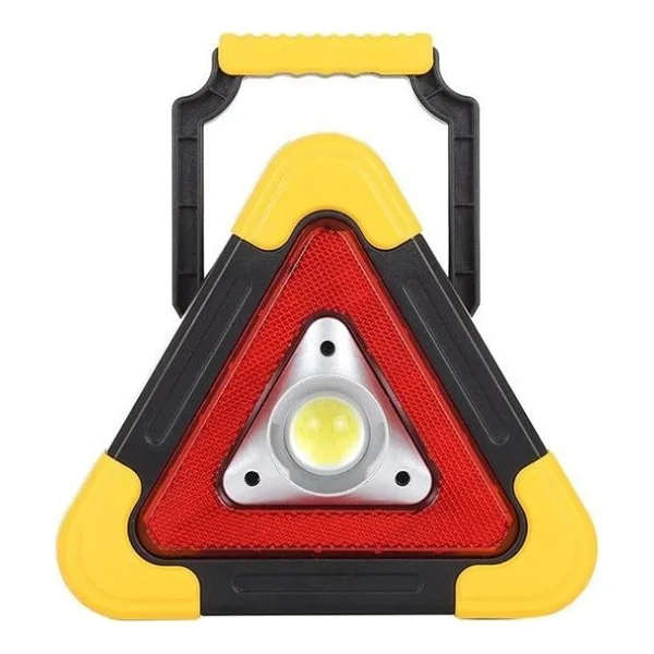 Powermaster Hb-6609 Solar Şarjlı 500 Lümen Çok Fonksiyonlu Üçgen Reflektör Işıklı Ikaz Lambası - Görsel 4