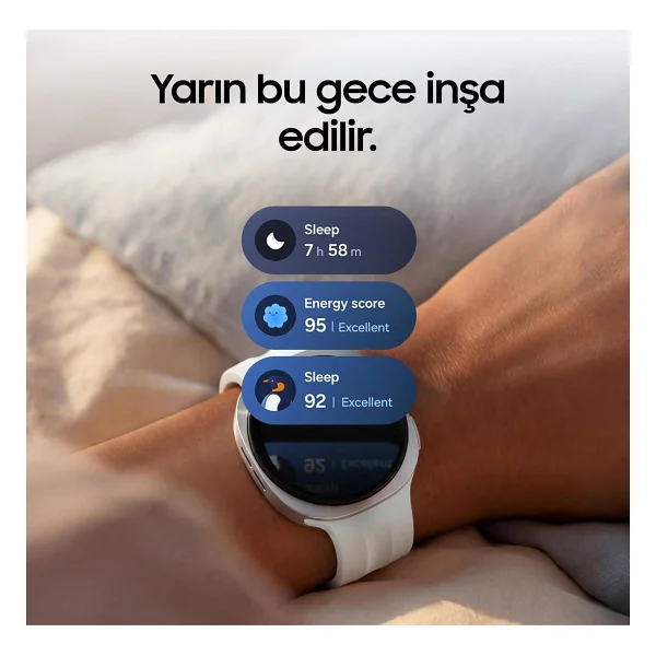 Samsung Galaxy Watch 9 44mm Gümüş Akıllı Saat - Görsel 4