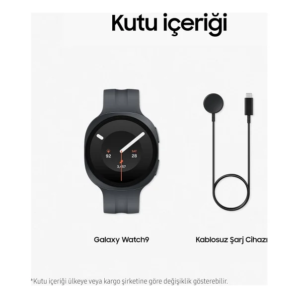 Samsung Galaxy Watch 9 44mm Koyu Gri Akıllı Saat - Görsel 10