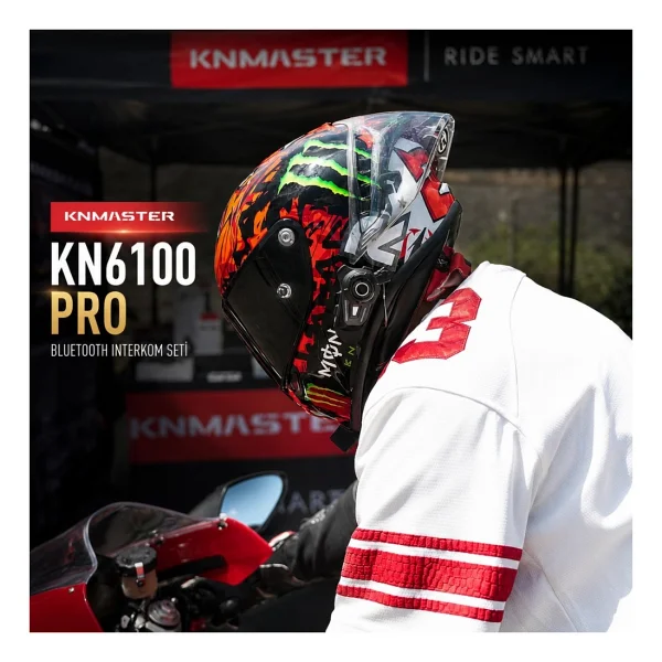 Knmaster Kn6100 Pro Bluetooth Intercom - Görsel 6