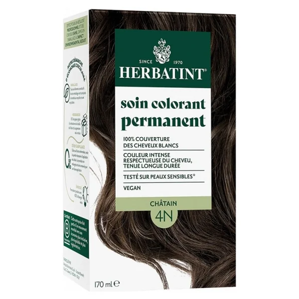 Herbatint Kalıcı Bitkisel 4n Chatain Saç Boyası - Görsel 6