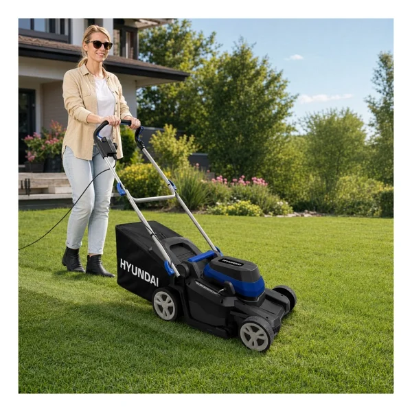 Hyundai C4608a 2000 W 55 Lt Elektrikli Çim Biçme Makinesi - Görsel 4