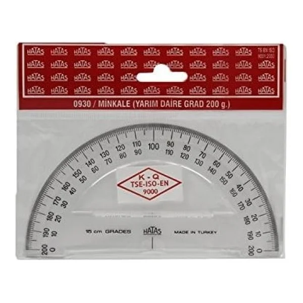 Hatas Minkale İletki Yarım Daire Grad 200g 15cm - Görsel 2