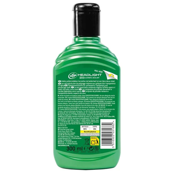 Turtle Wax 300 Ml Far Temizleyici Ve Koruyucu - Görsel 2