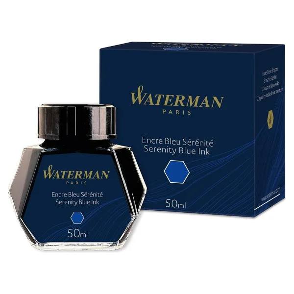 Parker Waterman Şişe Mürekkep Mavi Ws0110720 - Görsel 6