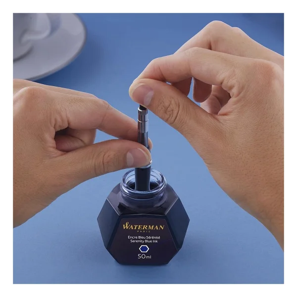 Parker Waterman Şişe Mürekkep Mavi Ws0110720 - Görsel 4