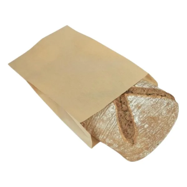Gizpak Şamua Kraft Kese Kağıdı Çizgili 500gr 15x28x8 100 Adet - Görsel 2