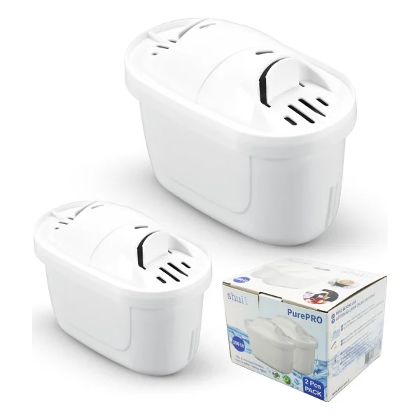 Shuii Purepro Su Arıtma Sürahisi Filtresi (2 Adet Filtre) Jugg Ve Brita Maxtra+ Pro İle Uyumlu - Görsel 6