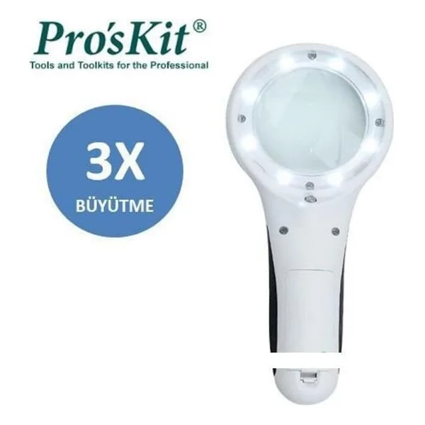 Proskit Ma-019 LED Işıklı 3x Büyüteç - Görsel 2
