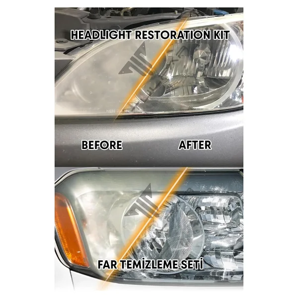 Tulpar Kimya Buharlı Far Temizleme Far Parlatma Avantajlı Set Paket (Headlight Cleaner Kıt) - Görsel 3