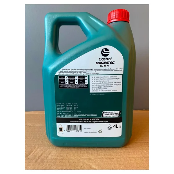 Castrol Magnatec 5W-30 A5 4 lt Motor Yağı - 2026 - Görsel 5
