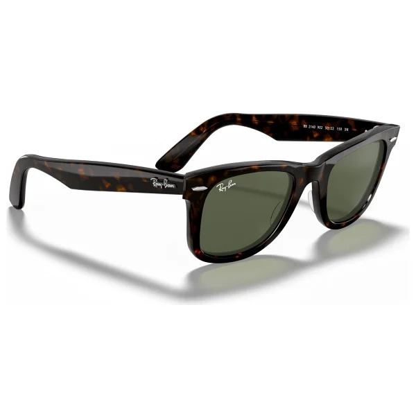 Ray-Ban Wayfarer 2140 902 Tortoise-Green Güneş Gözlüğü - Görsel 6