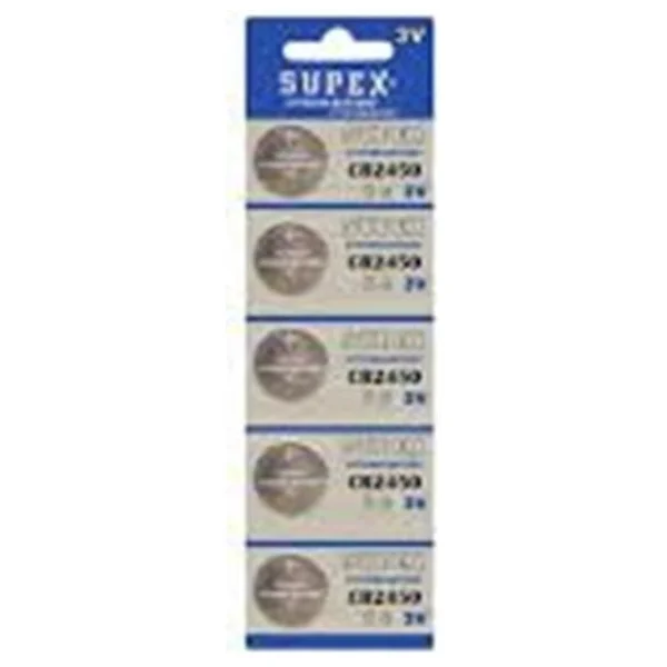 Supex Cr2450-C5 3v Lityum Düğme Pil 5'li - Görsel 8