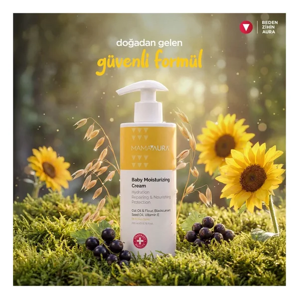 Mamaaura Bebek Nemlendirici Krem 200 Ml - Görsel 3
