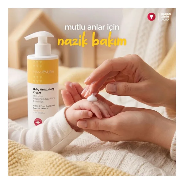 Mamaaura Bebek Nemlendirici Krem 200 Ml - Görsel 6