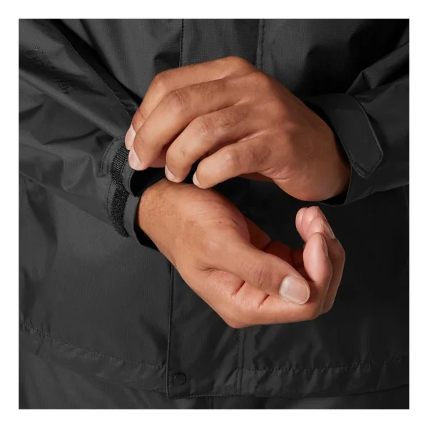 Helly Hansen Loke 2.0 Hha.63396-990 Kapüşonlu Siyah Erkek Yağmurluk - Görsel 8