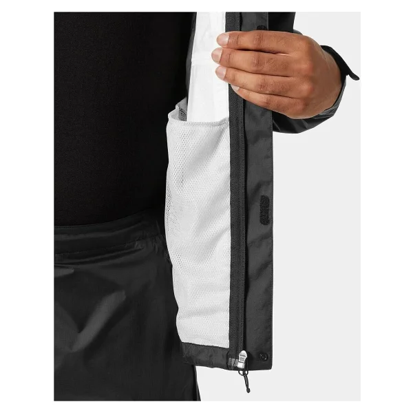 Helly Hansen Loke 2.0 Hha.63396-990 Kapüşonlu Siyah Erkek Yağmurluk - Görsel 9