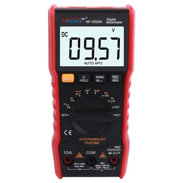 Noyafa Noy-Nf-5320a Otomatik Menzilli Dijital Multimetre - Voltaj Akım Direnç Ölçer Alet - Görsel 4