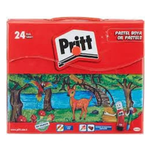 Pritt Çantalı 24'lü Pastel Boya - Görsel 2