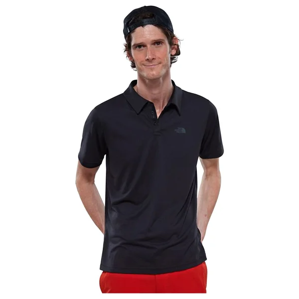 The North Face Tanken Nf0a2wazjk31 Siyah Kısa Kollu Polo Yaka Erkek Tişört - Görsel 9