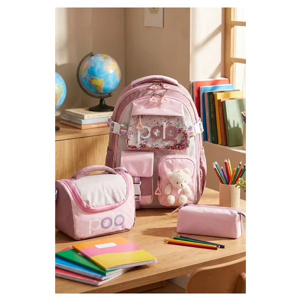 Coral High 23653 Futbol Desenli 3 Bölmeli Okul Sırt Çantası - Görsel 5